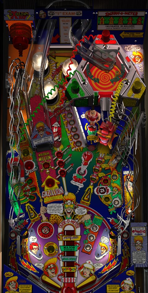 Dr. Dude playfield. Taken from VPX by gtxJoe and wrt1972