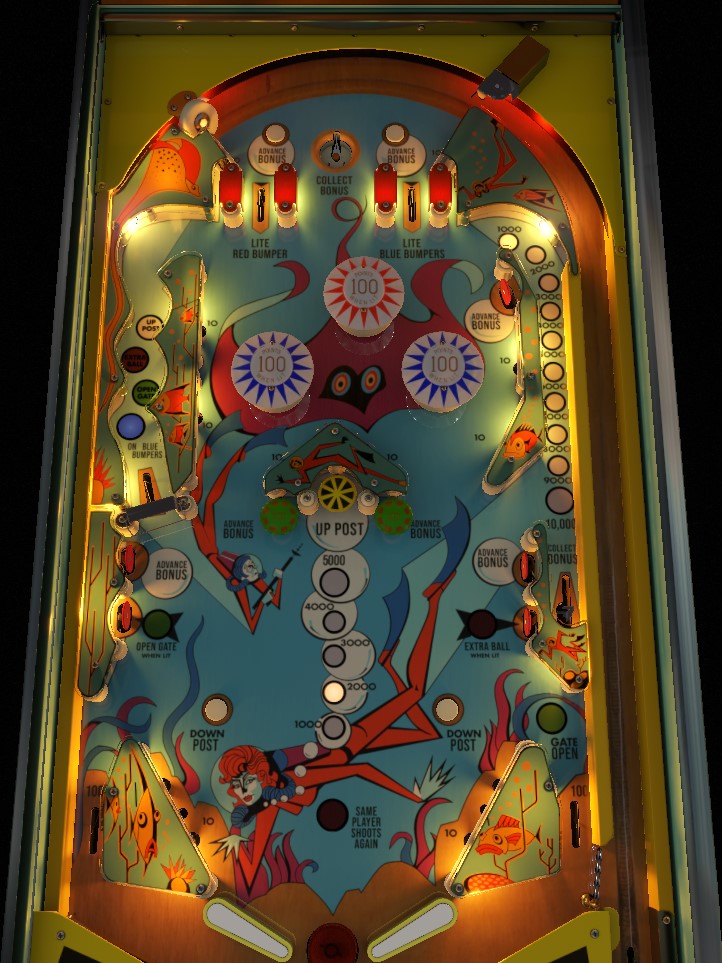 Mariner playfield. Taken from VPX by Scottacus