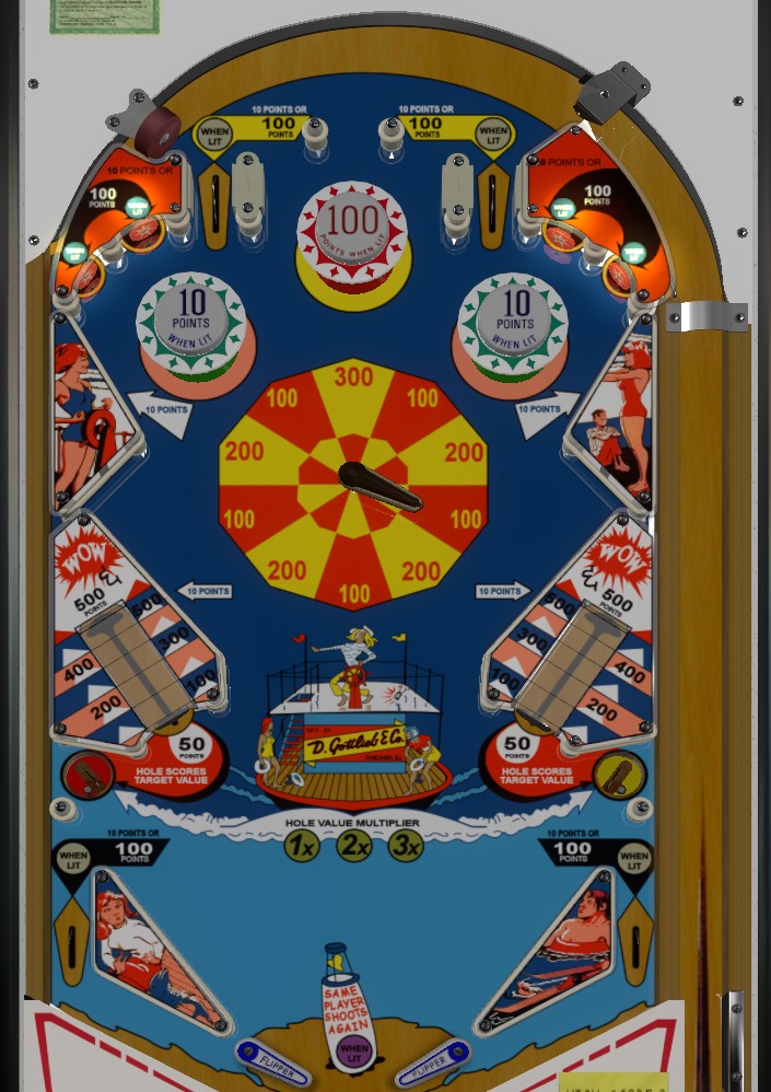 Skipper playfield. Taken from VPX by Loserman76