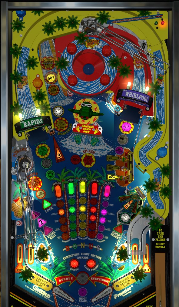 Surf'n Safari playfield. Taken from VPX by Kiwi